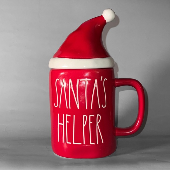 Oversized Santa's Helper Mug with Lid - Picture 1 of 6